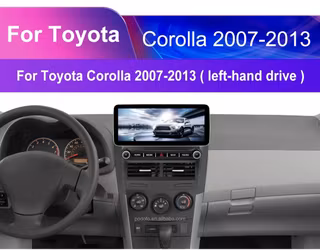 12,3" android 15 bilstereo Toyota Corolla  (2007--2013)    gps, carplay,andrpid auto, rds, wifi Dsp, 4GB+ 64GB,Gratis backkamera,