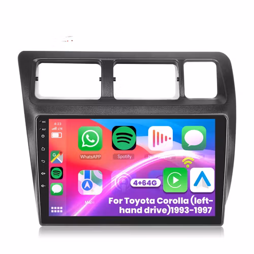 9"android 15 bilstereo Toyota   Corolla (1993--1997) gps, carplay,andrpid auto, rds, wifi Dsp, 4GB+ 64GB,Gratis backkamera,