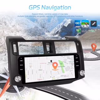 10,3" android 15 bilstereo Toyota 4 Runner (2009--2020 )   gps, carplay,andrpid auto, rds, wifi Dsp, 4GB+ 64GB,Gratis backkamera,