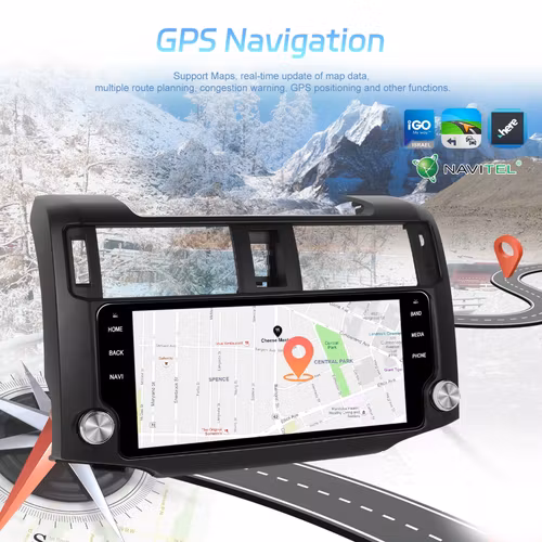 10,3" android 15 bilstereo Toyota 4 Runner (2009--2020 )   gps, carplay,andrpid auto, rds, wifi Dsp, 4GB+ 64GB,Gratis backkamera,