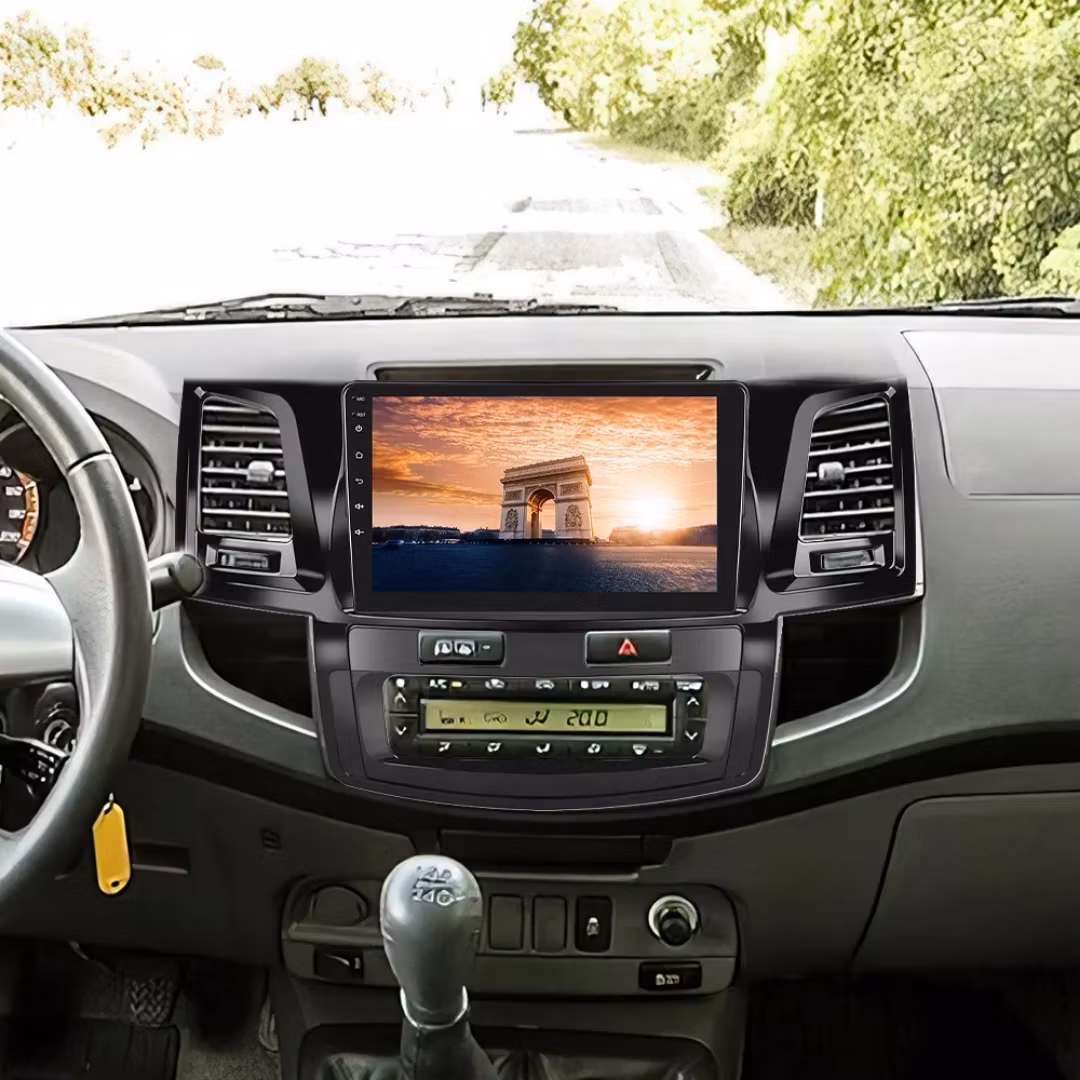 9" android 15 bilstereo Toyota HILUX  (2005--2014 )   gps, carplay,andrpid auto, rds, wifi Dsp, 2GB+ 64GB,Gratis backkamera,