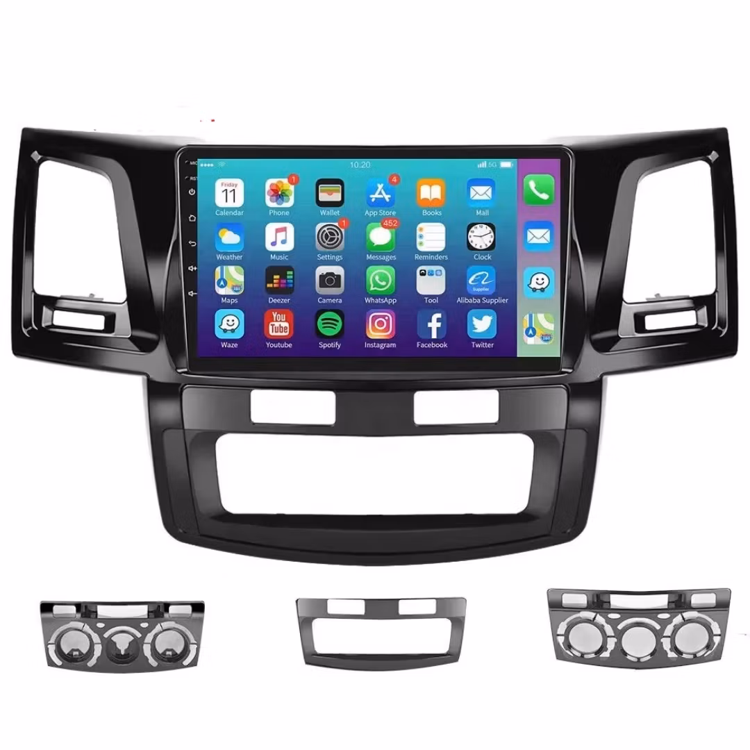 9" android 15 bilstereo Toyota HILUX  (2005--2014 )   gps, carplay,andrpid auto, rds, wifi Dsp, 2GB+ 64GB,Gratis backkamera,