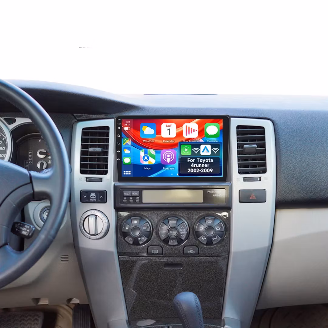 9" android 15 bilstereo Toyota 4 Runner  (2002--2009)   gps, carplay,andrpid auto, rds, wifi Dsp, 4GB+ 64GB,Gratis backkamera,
