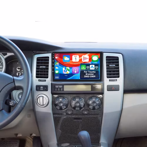 9" android 15 bilstereo Toyota 4 Runner  (2002--2009)   gps, carplay,andrpid auto, rds, wifi Dsp, 4GB+ 64GB,Gratis backkamera,
