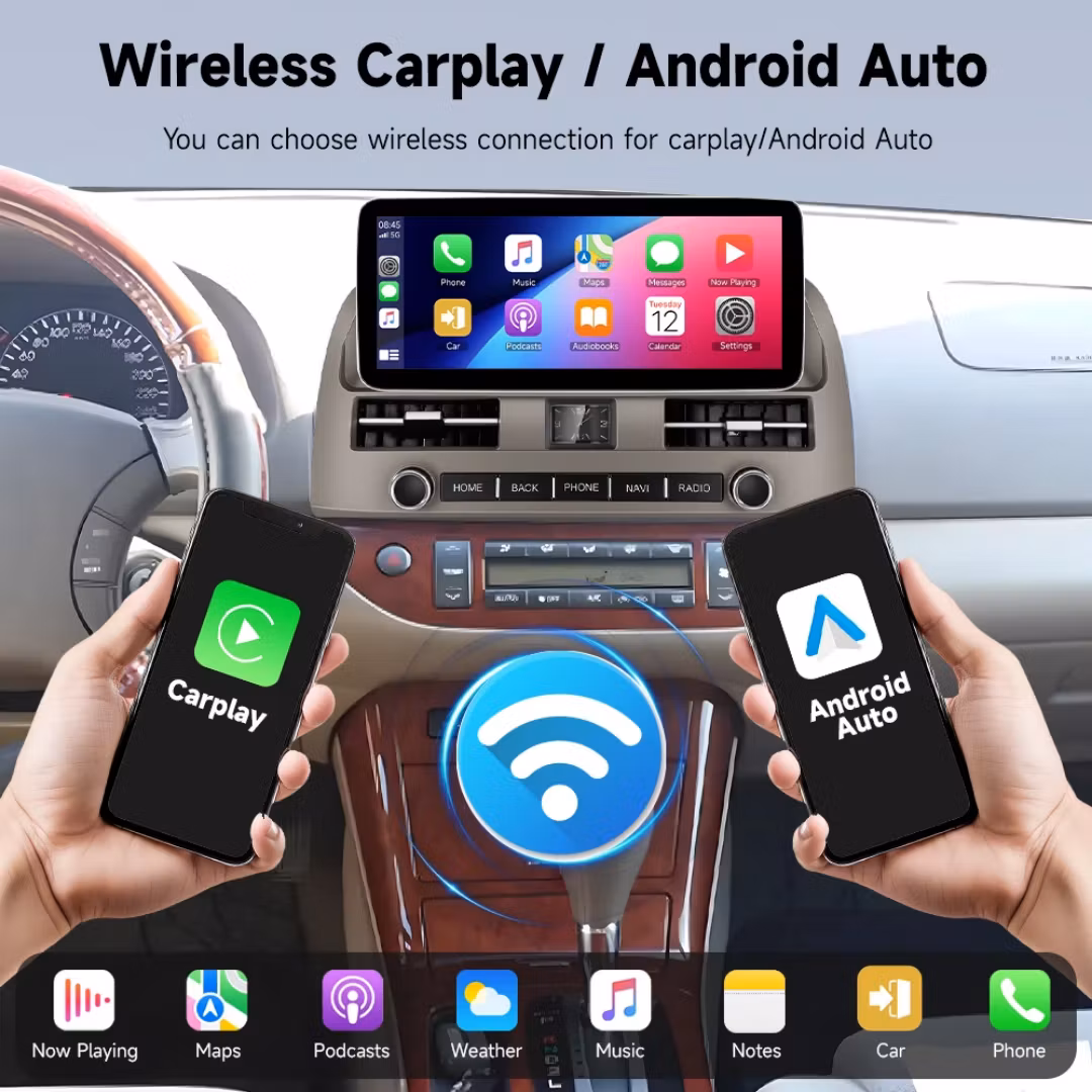 12,3" android 15 bilstereo Toyota Camry (2000--2006 )   gps, carplay,andrpid auto, rds, wifi Dsp, 6GB+ 128GB,Gratis backkamera,