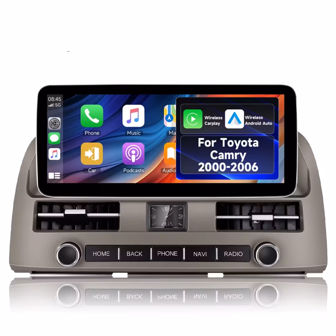 12,3" android 15 bilstereo Toyota Camry (2000--2006 )   gps, carplay,andrpid auto, rds, wifi Dsp, 6GB+ 128GB,Gratis backkamera,