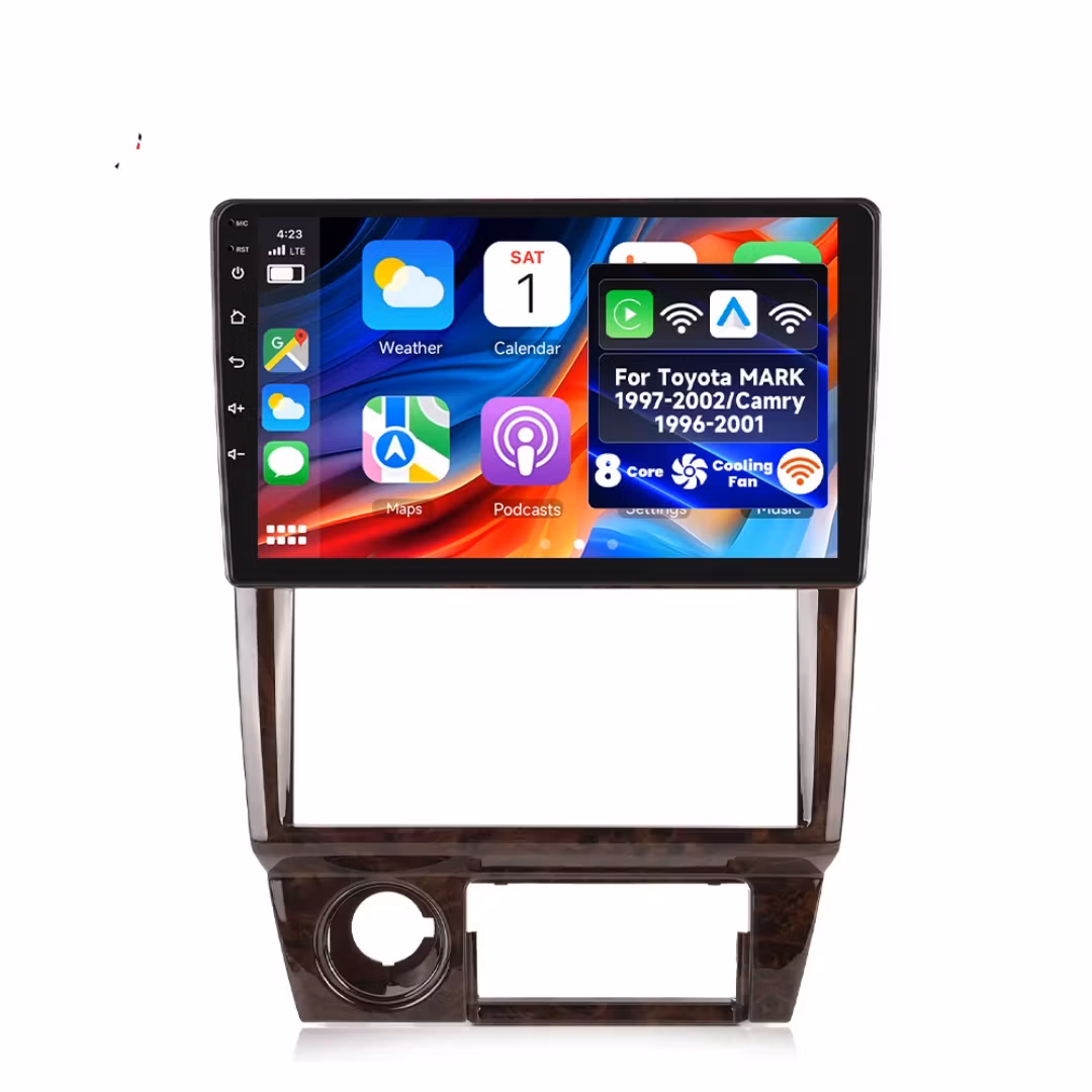 9" android 15 bilstereo Toyota Camry (1996--2001 )   gps, carplay,android auto, rds, wifi Dsp, 4GB+ 64GB,Gratis backkamera,