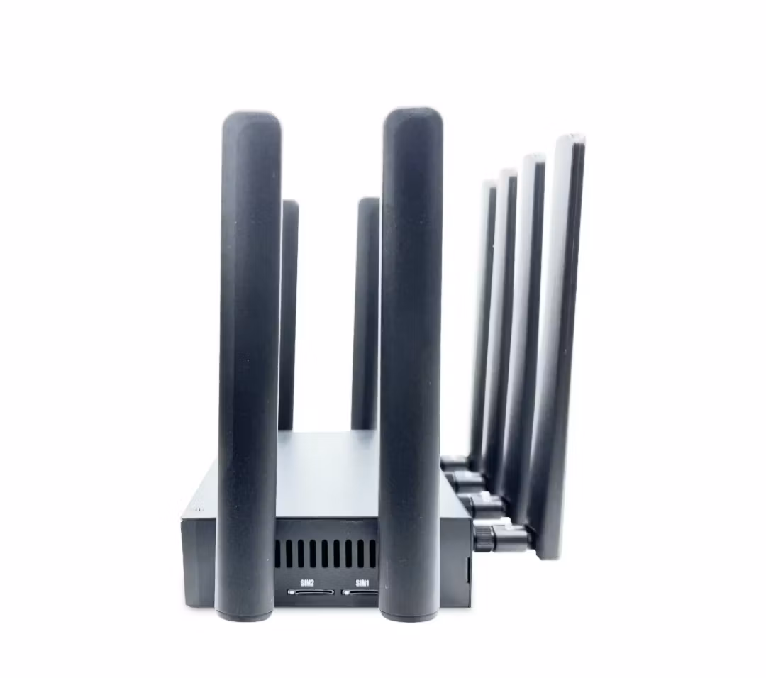 Mini 5G/4G WiFi 6 Router för Båt, Husbil & Bil – Dual SIM, POE, OpenWrt, 3000 Mbps, 9V–54V