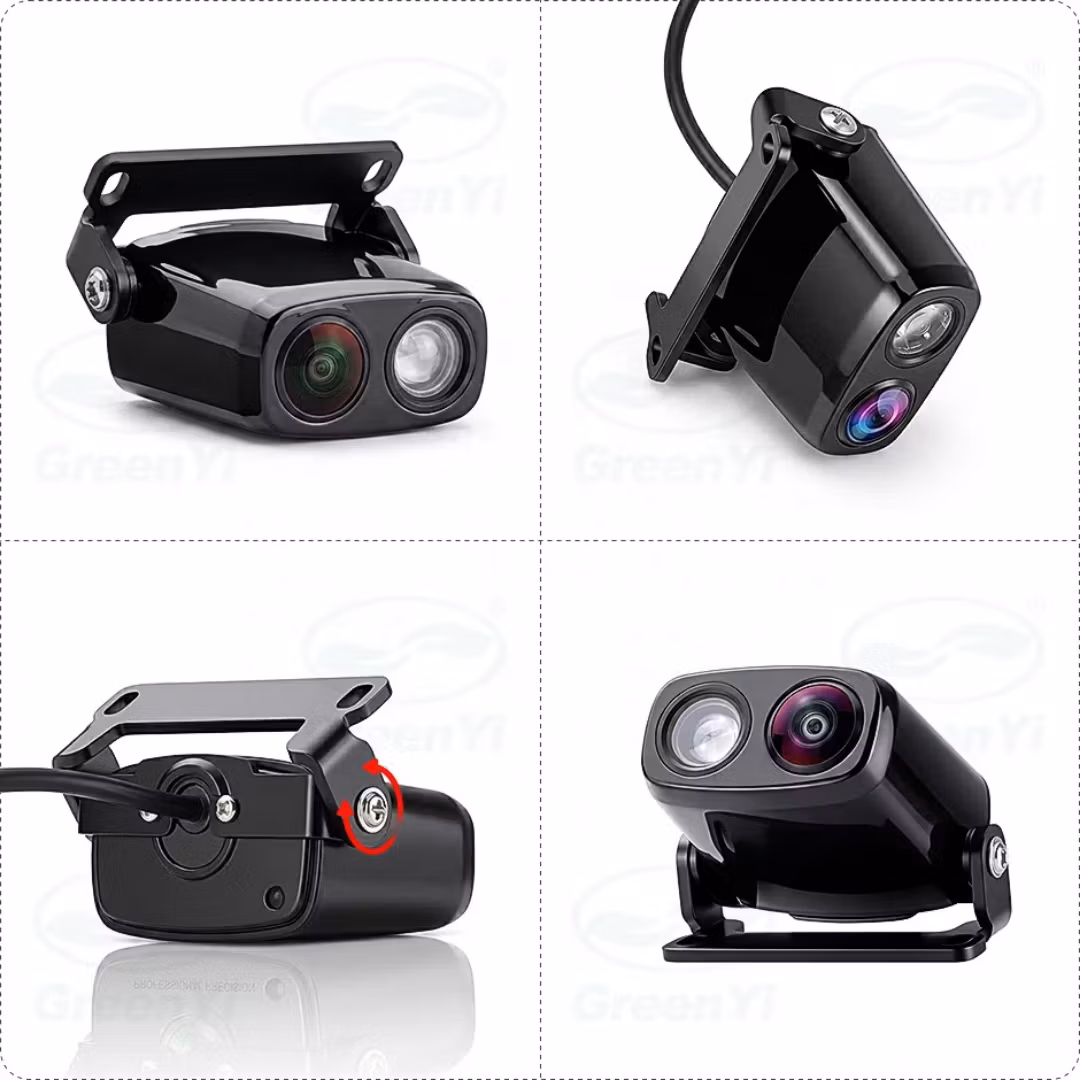 AHD 1080P Backkamera med Laservarning & Stjärnljus-Nattseende – IP68 Universal