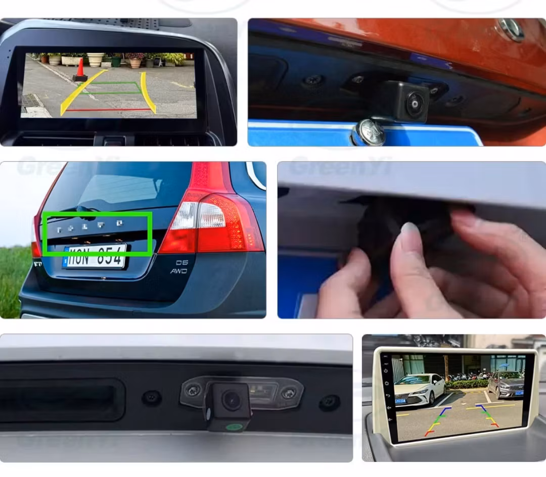 Volvo HD Backkamera – Vattentät Eftermarknad Parkeringskamera för S40, C70, S80, V60, XC60 & XC90