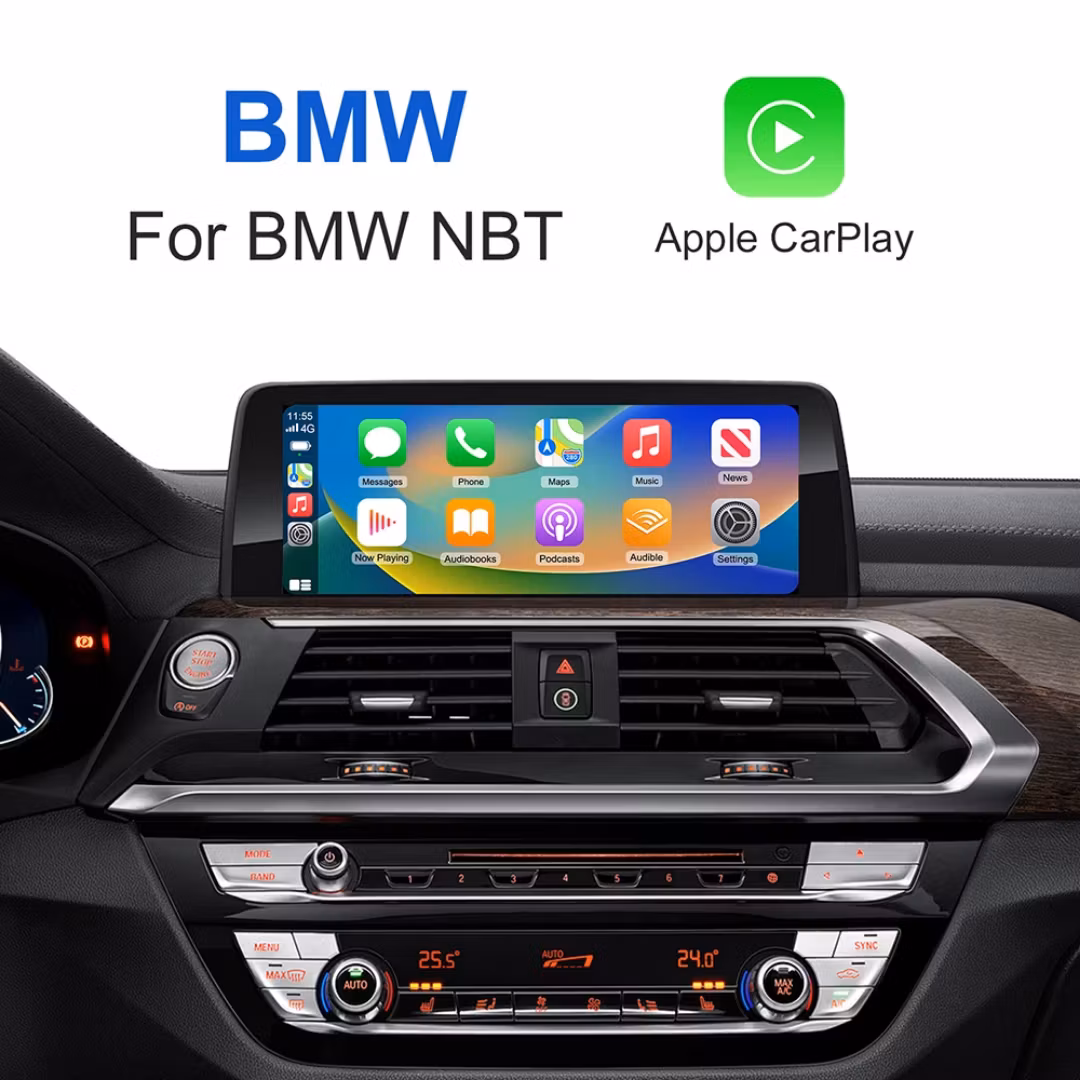 Trådlös Apple CarPlay & Android Auto för BMW NBT F20 F30 F10 X5 MINI – Multimedia Interface