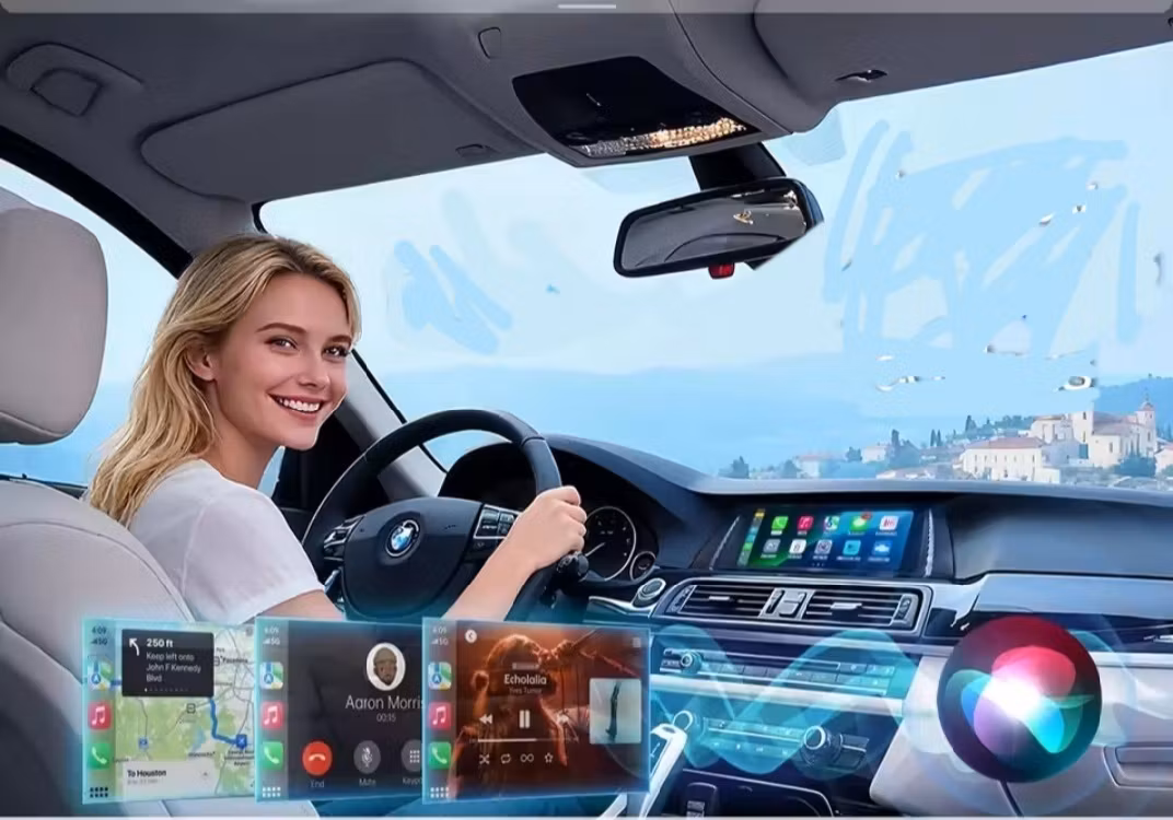 10,25" Android 14 Bilstereo BMW 5-serie F10/F11 (2013–2017) NBT – GPS, CarPlay, Android Auto, 4G LTE Ram: 8GB,Rom: 128GB + Gratis Backkamera