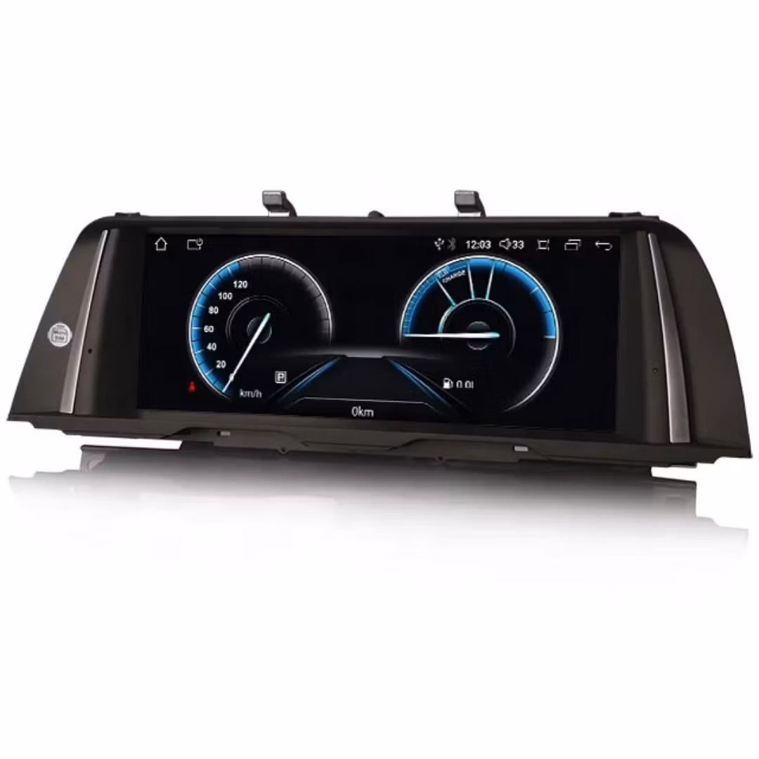 10,25" Android 14 Bilstereo BMW 5-serie F10/F11 (2013–2017) NBT – GPS, CarPlay, Android Auto, 4G LTE Ram: 8GB,Rom: 128GB + Gratis Backkamera