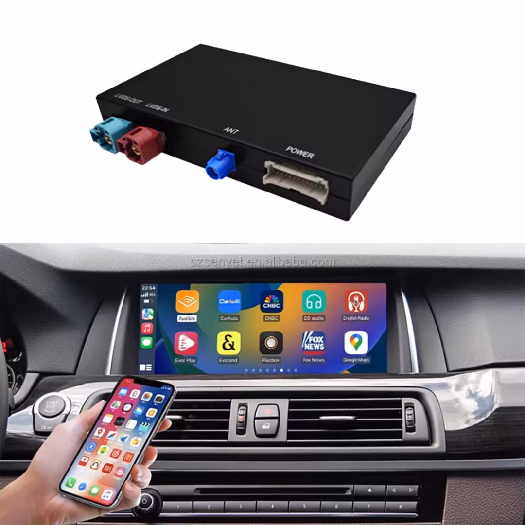 NBT CarPlay & Android Auto Interface för BMW F-serie 2012–2017 – Trådlös Multimedia Display