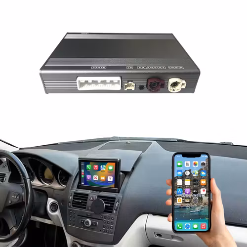 CarPlay Box Mercedes-Benz C-Klass W204 NTG4.0 (2007–2010) – Trådlös Apple CarPlay, Android Auto, AirPlay &  Gratis backkamera
