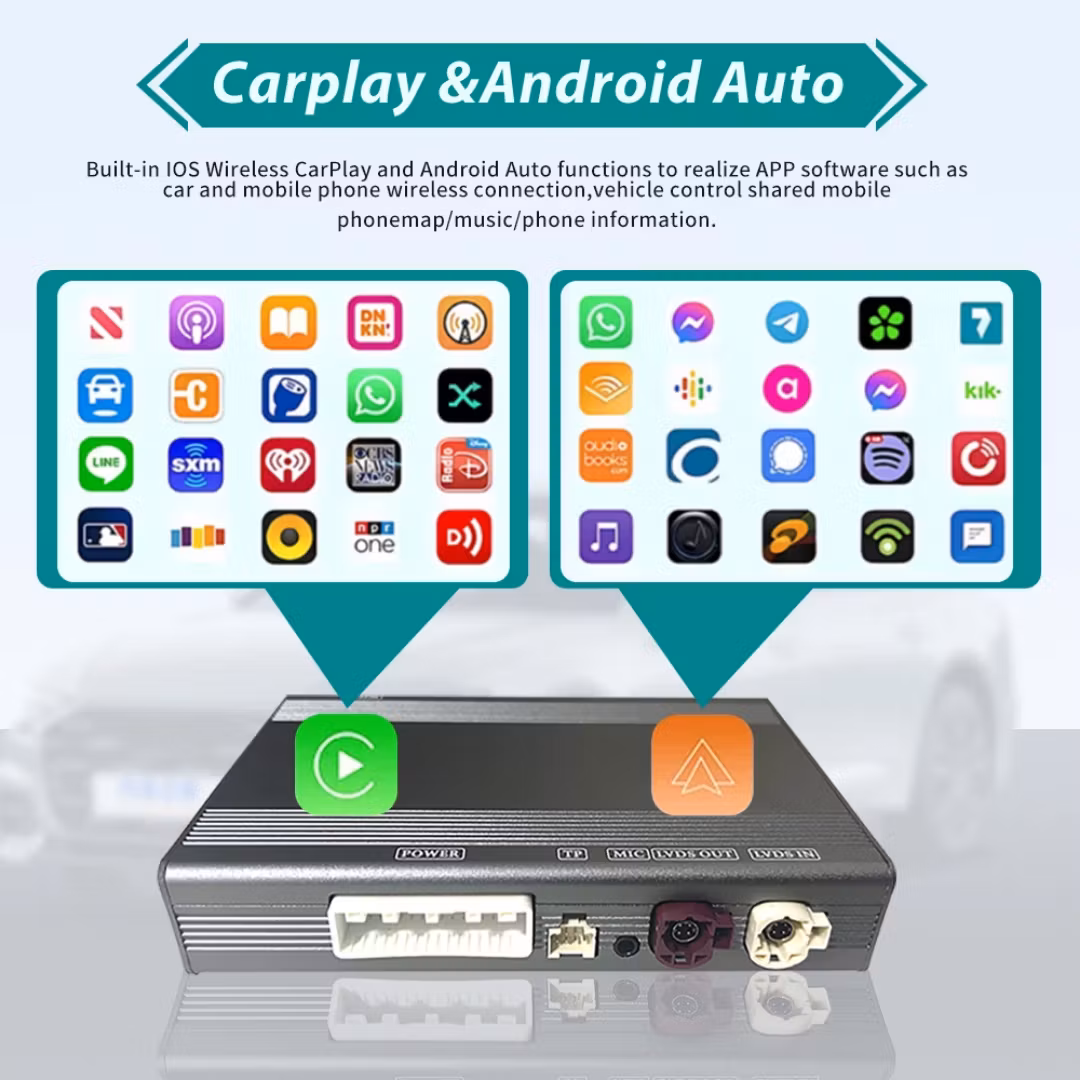 CarPlay Box Mercedes-Benz C-Klass W204 NTG4.0 (2007–2010) – Trådlös Apple CarPlay, Android Auto, AirPlay &  Gratis backkamera