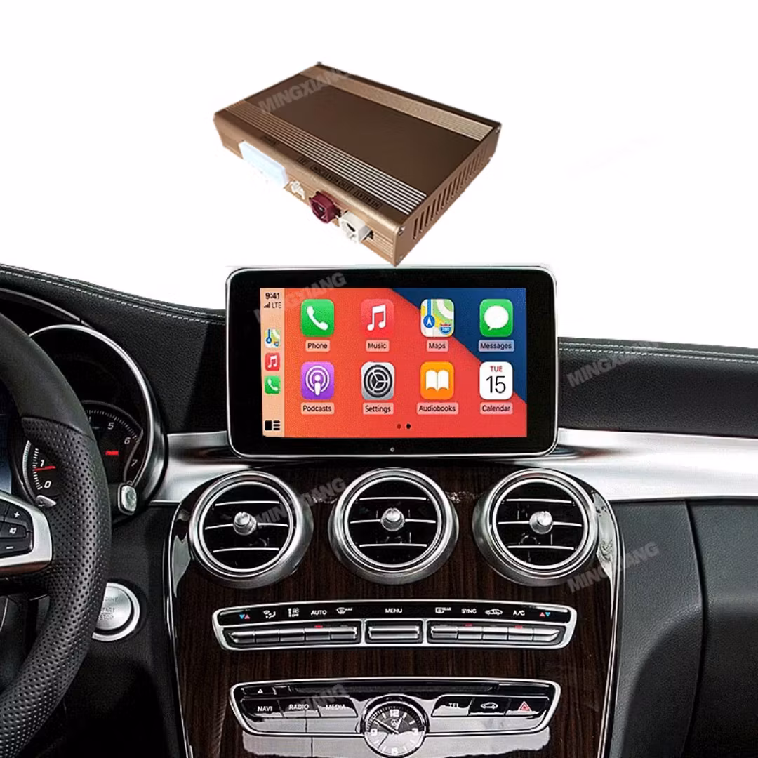 CarPlay & Android Auto Interface Mercedes-Benz A-, B-, C-, E-Klass, CLA, GLA, CLS, ML, GL, GLK & SLK (2007–2020) + GRATIS HD Backkamera