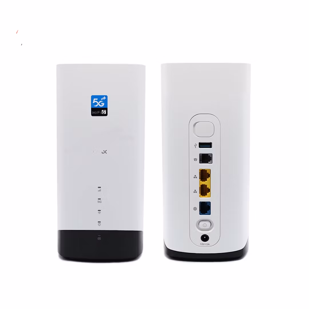 5G WiFi 6 Router med SIM-kort & eSIM – Qualcomm X55, AX1800, Gigabit LAN, Mesh-stöd