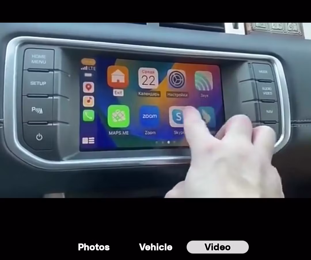 Trådlös Apple CarPlay & Android Auto Smart Box för Range Rover Evoque 2015–2019 – Plug & Play