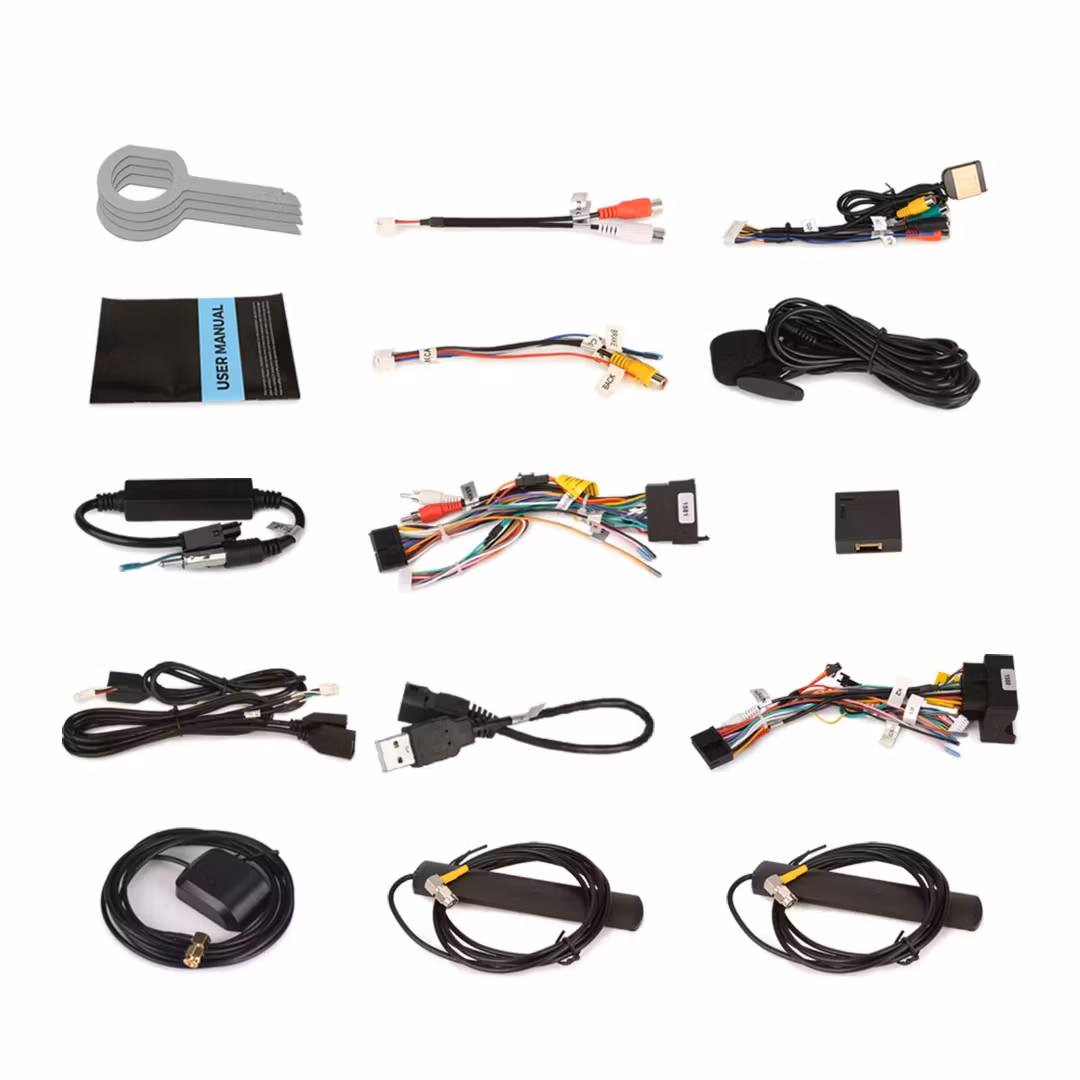 Android 14 Bilstereo för Saab 9-5 1998–2005 – Trådlös Apple CarPlay & Android Auto, 4GB/64GB, GPS, Bluetooth 5.0 + Gratis Backkamera