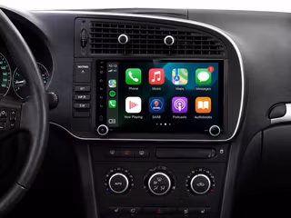Android 15 Bilstereo 7” för SAAB 9-3 (2007–2014) – CarPlay & Android Auto, GPS, WiFi, 4G LTE, Bluetooth, DSP, RDS, 4GB RAM, 64GB ROM + Gratis Backkamera