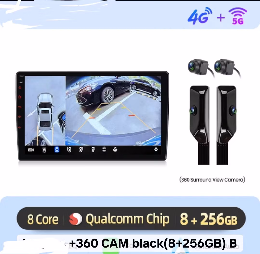 9" Android 14 Bilstereo för Volvo XC90 (2004–2014) – 8GB RAM, 256GB ROM, CarPlay, Android Auto, GPS & Gratis 360° Kamera