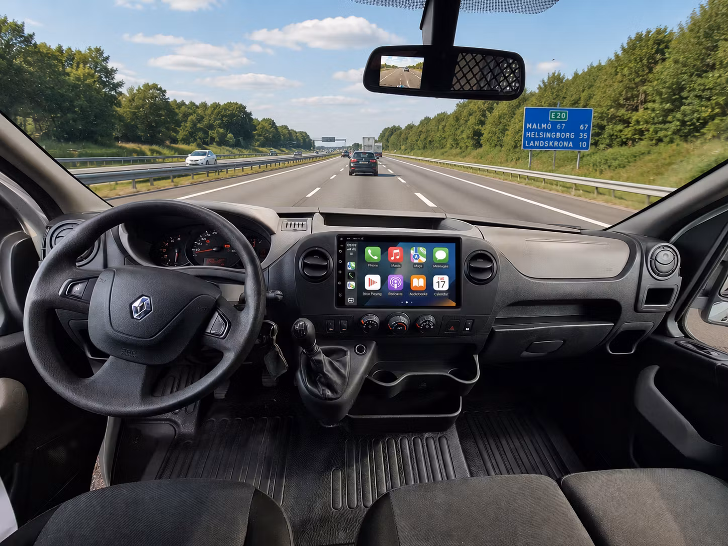 10,1" Android 12 Bilstereo för Renault Master (2010–2021) | 8GB RAM + 256GB | Trådlös Apple CarPlay & Android Auto | 4G LTE | GPS | 360° Kamerasystem