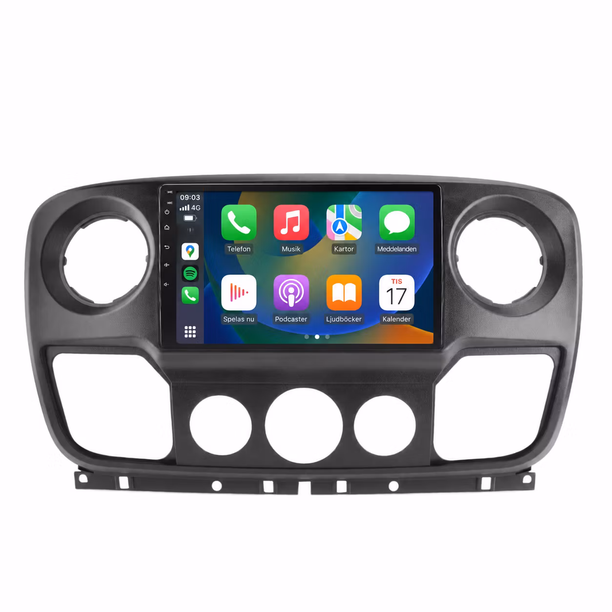 10,1" Android 12 Bilstereo för Renault Master (2010–2021) | 8GB RAM + 256GB | Trådlös Apple CarPlay & Android Auto | 4G LTE | GPS | 360° Kamerasystem