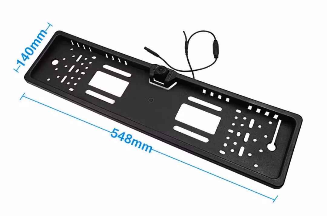 Trådlös 5G WiFi Backkamera för EU-registreringsskylt – 170° Vidvinkel, HD 720P| justering 70°(upp/ner)