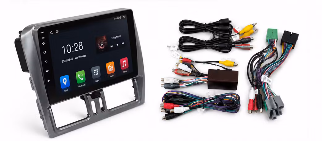 Android 14 Bilstereo 9" för Volvo XC60 (2008–2013) – Trådlös Apple CarPlay, Android Auto, GPS, 4G LTE, 4GB RAM / 64GB ROM + Gratis Backkamera
