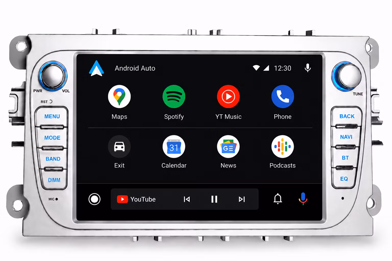 Android 14 Bilstereo för Ford Mondeo Focus S-Max C-Max Galaxy 2007–2011 – Snapdragon 460, 4GB/64GB, Trådlös CarPlay & Android Auto, 4G LTE, DSP,+ gratis backkamera