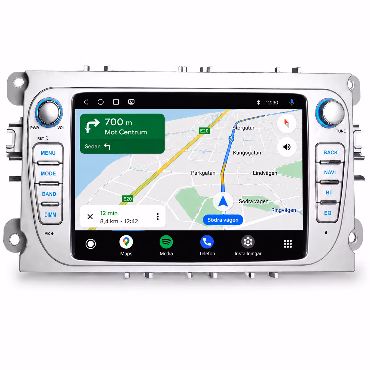 Android 14 Bilstereo för Ford Mondeo Focus S-Max C-Max Galaxy 2007–2011 – Snapdragon 460, 4GB/64GB, Trådlös CarPlay & Android Auto, 4G LTE, DSP,+ gratis backkamera