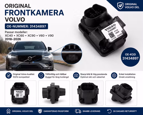 Volvo Original Backkamera 31434897 – XC70 XC60 XC90 S60 V60 ( 2014-2018)– OEM Kamera