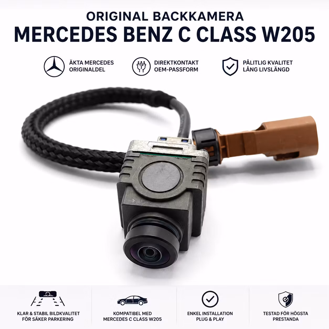 Original Backkamera Mercedes-Benz C-Klass W205 S205 C205 A205 E-Klass W213 S213 GLC X253 C253 2014–2023 | OE A0009056206