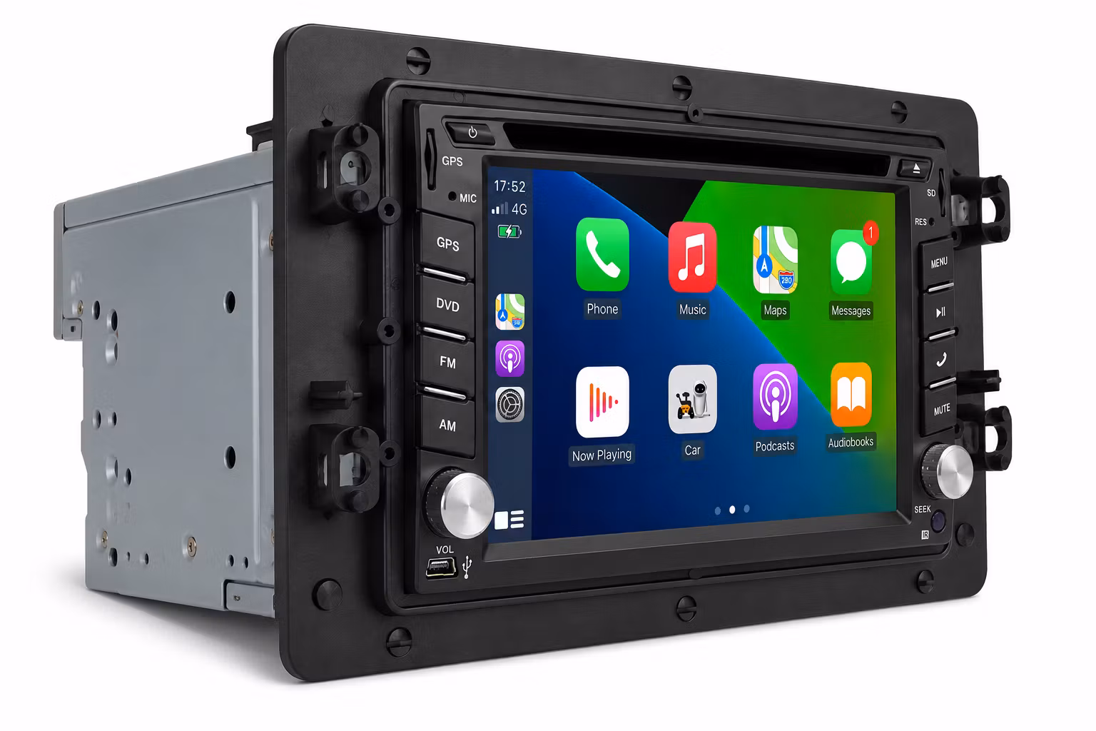 -Android 14 Bilstereo ,dvd spelare  Saab 9-5 2006–2011 6,2” | 8GB/128GB, CarPlay, GPS, 4G + 8 Parkeringssensorer & Backkamera