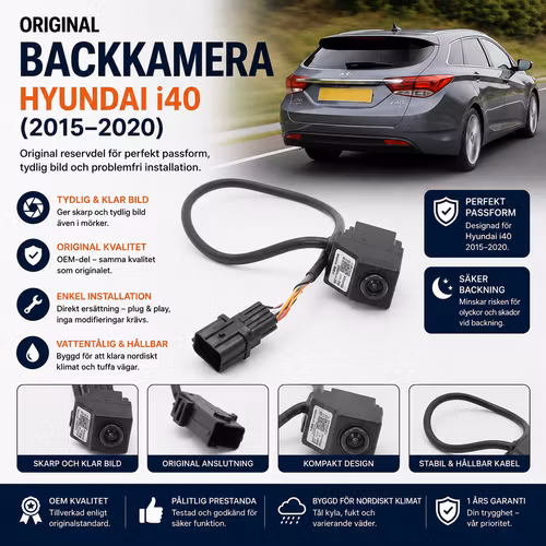 Original Backkamera Hyundai i40 2015–2020 – OEM 95760-3Z103 / 95760-3Z006 / 95760-3Z603 / 95760-3Z903