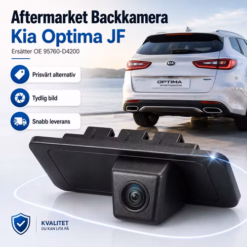 Backkamera Kia Optima JF 2016–2019 – Ersätter 95760-D4200 | Aftermarket Plug & Play