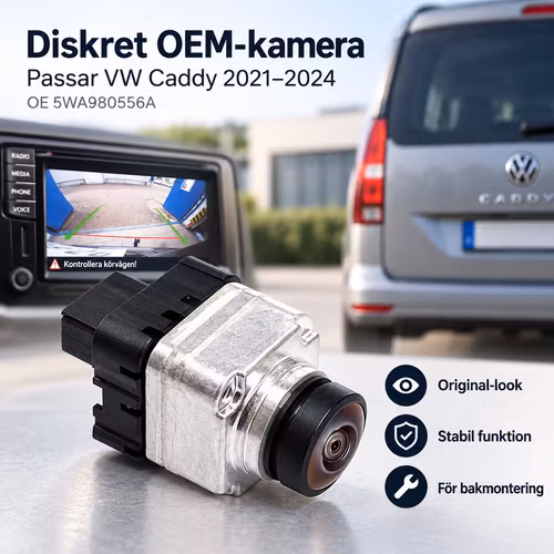 Original Backkamera VW Caddy 2021–2024 – OE 5WA980556A OEM Kamera