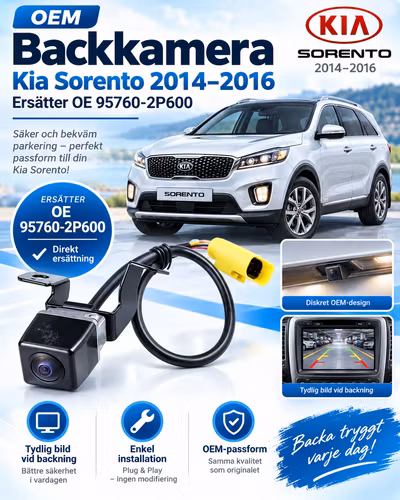 OEM Backkamera Kia Sorento (2014–2016) – Ersätter OE 95760-2P600