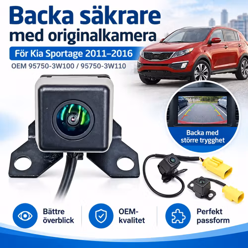 Original Backkamera Kia Sportage 2011–2016 – OEM 95750-3W100 / 95750-3W110