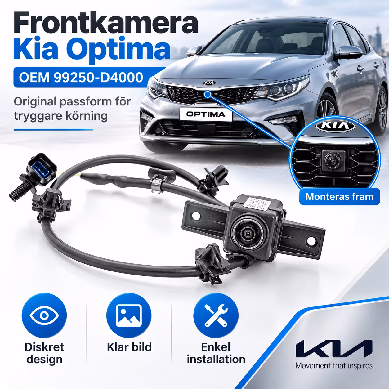 Original Frontkamera Kia Optima – OEM 99250-D4000