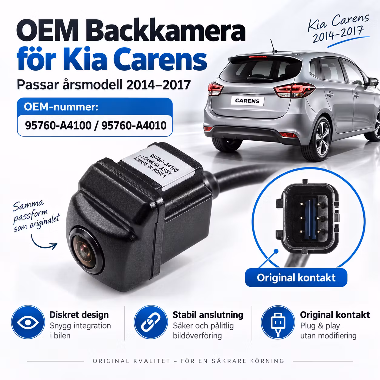 Original Backkamera Kia Carens 2014-2017 OEM 95760-A4100