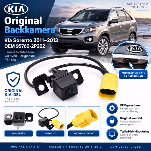 Original Backkamera Kia Sorento 2011–2013 – OEM 95760-2P202