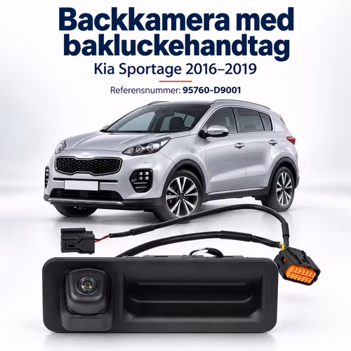 Backkamera Kia Sportage 2016–2019 med bakluckehandtag – 95760-D9001
