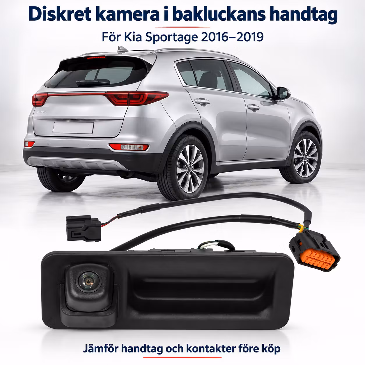 Backkamera Kia Sportage 2016–2019 med bakluckehandtag – 95760-D9001