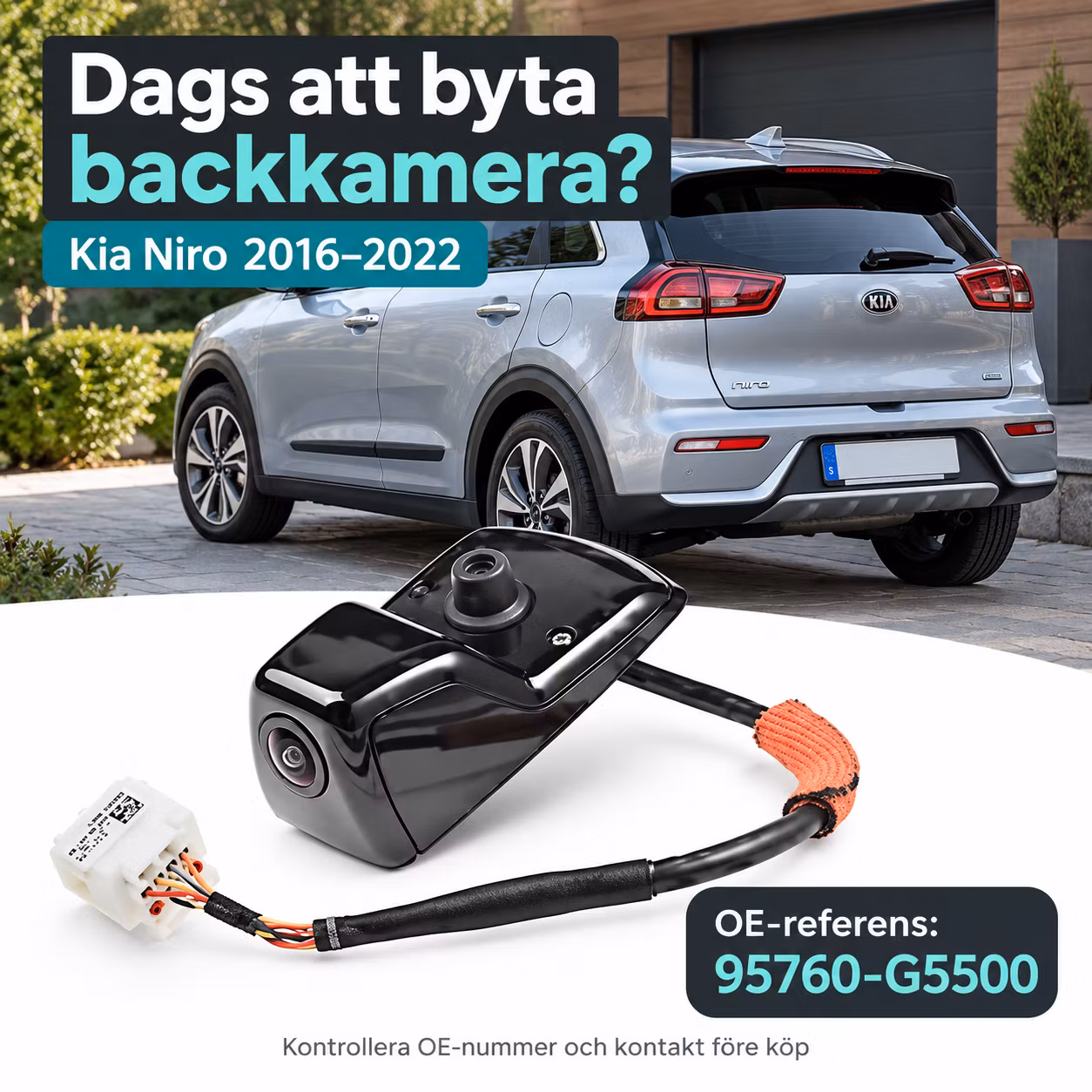 Kia Niro Original Backkamera OEM 95760-G5500 2016–2022