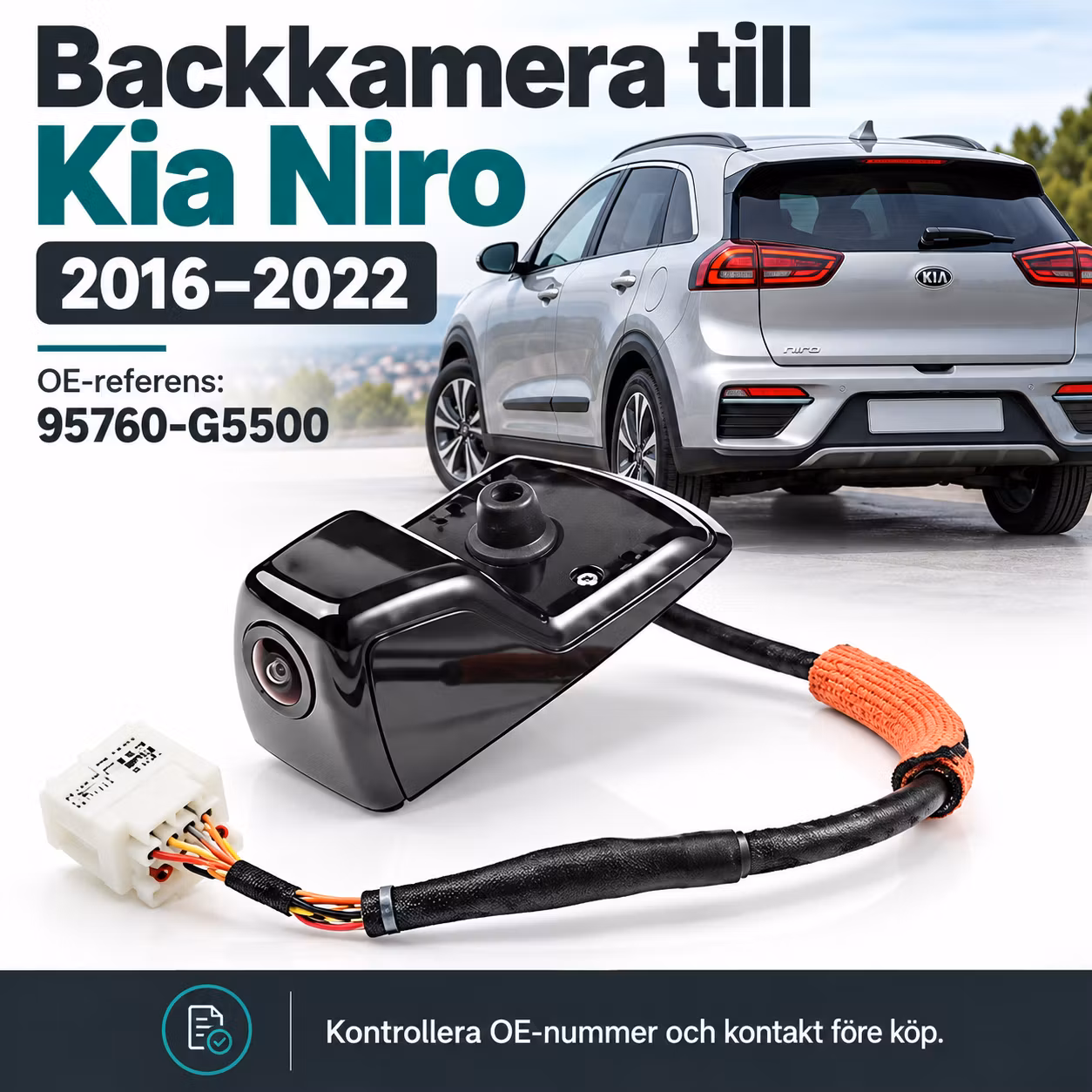 Kia Niro Original Backkamera OEM 95760-G5500 2016–2022