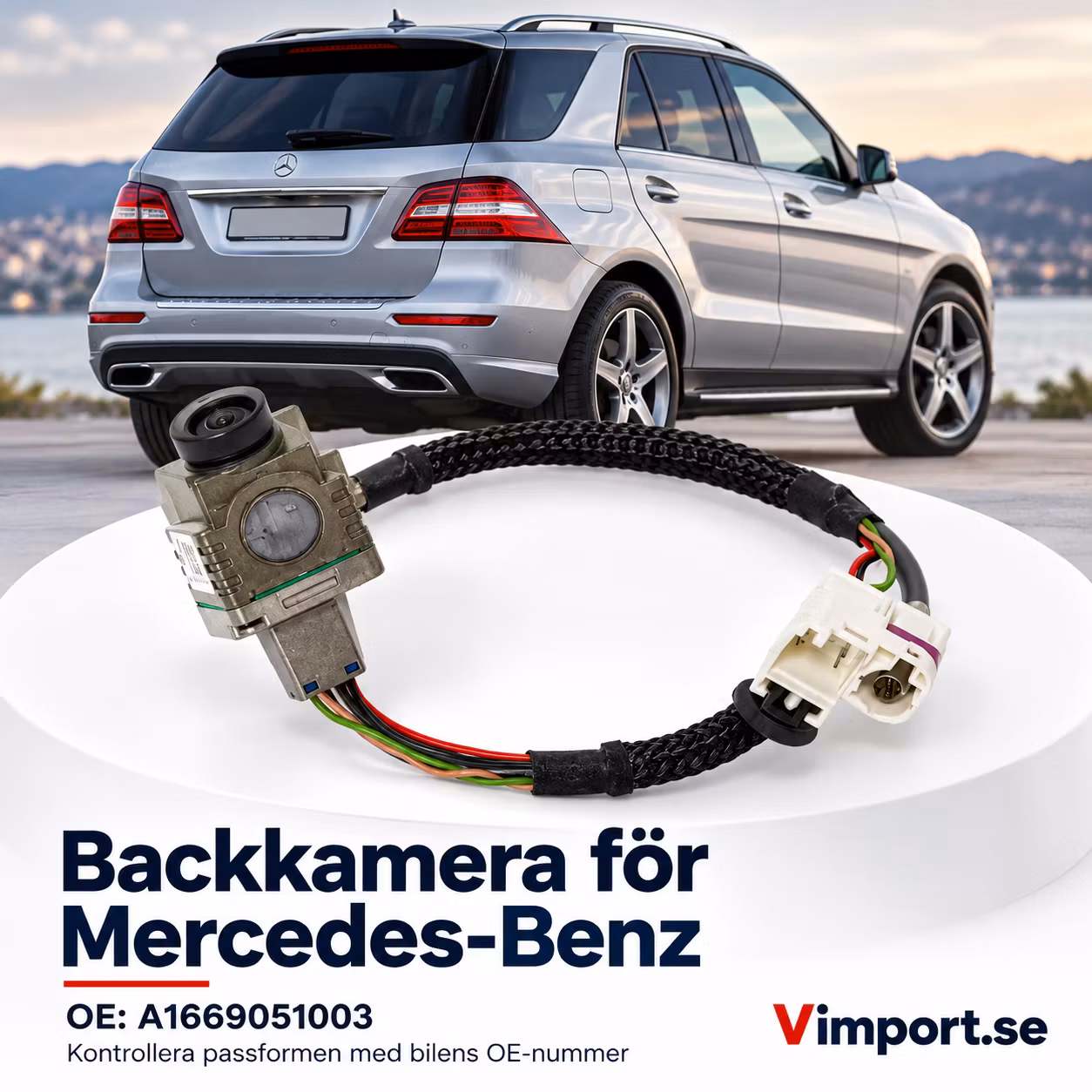 Backkamera Mercedes ML W166 2011–2015, GLE 2015–2019 & GL – A1669051003