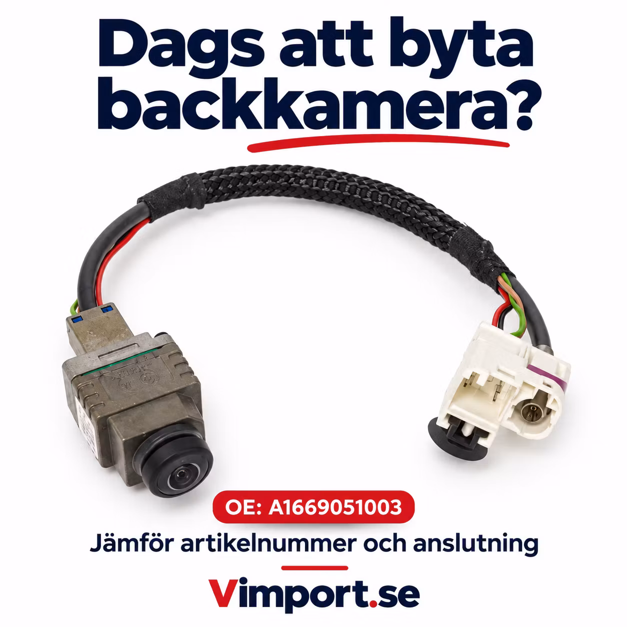 Backkamera Mercedes ML W166 2011–2015, GLE 2015–2019 & GL – A1669051003