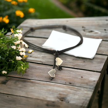 Armband Lilla hängande hjärtat